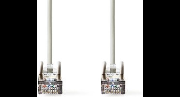 Nedis CAT5e Netwerkkabel - SF/UTP - RJ45 Male - RJ45 Male - 7.50 m - Rond - PVC - Grijs - Envelop
