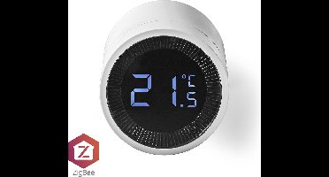 Nedis SmartLife Radiatorbediening - Zigbee 3.0 - Batterij Gevoed - LCD - Android / IOS