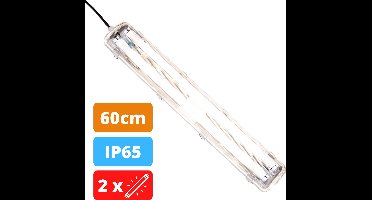 Proventa LED TL lamp met armatuur 60 cm - Waterdicht IP65 - 4000K - 2160 lumen - Tl-armaturen
