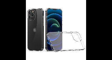 Hoesje Geschikt voor iPhone 13 Pro Max hoesje - Hoesje Geschikt voor iPhone 13 Pro Max case - Hoesje Geschikt voor iPhone 13 Pro Max - Siliconen Hoesje Geschikt voor iPhone 13 Pro Max - Transparant - Shockproof Case