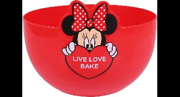 Rode plastic schaal Minnie Mouse DISNEY