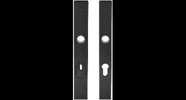 Oxloc Veiligheidsschild RVS Zwart Recht PC72 250X35mm KTB SKG*** - 1219668