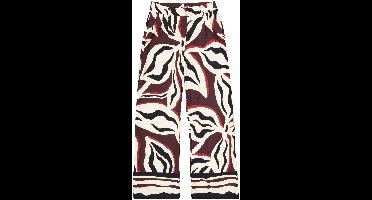 Garcia Broek Broek Met Print S260112 4478 Hazel Bloom Dames Maat - 3XL