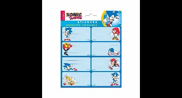 Grupo Erik Sonic The Hedgehog - Self Adhesive Labels Zelfklevende etiketten - Multicolours