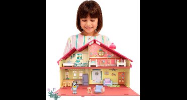BLUEY - Speelhuis met 4 kamers en accessoires - Speelset