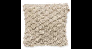 Dutch Decor VIVA - kussenhoes 45x45 cm - superzacht - 100% gerecycled - Pumice Stone - beige - met rits - zonder binnenkussen