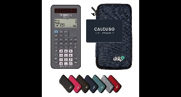 TI-30X Prio MathPrint incl. WYNGS Beschermhoes Blauw - Wetenschappelijke Rekenmachine - Basis Pakket