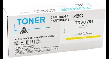 ABC huismerk Toner geschikt voor Develop TNP-51Y geel geschikt voor Ineo+ 3110 3110P Ineo + TNP51 Y TNP 51