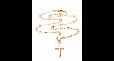 Luxe ketting - verguld - Stijlvolle ketting - Goudkleurig - Roestvrijstalen -cadeau -Valentijn - Liefde - Verrassing