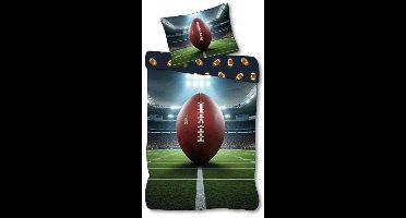 Rugby Dekbedovertrek Eenpersoons - 140 x 200 cm