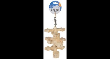 Duvo+ Brainy Bamboe Snackhanger Small Klimspeelgoed voor Vogels