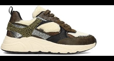 POSH by Poelman CARO Dames Sneakers - Groen met combinatie