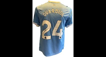 Joško Gvardiol gesigneerd Manchester City 25/26 thuis shirt