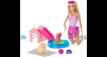 Barbie Zwemfeestje voor Puppy's