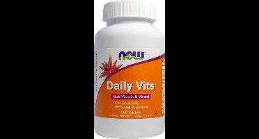 Now Foods Daily Vits Multi (250 tabs) Unflavoured - Vitaminen, mineralen & gezondheid - Vitaminen & Mineralen Complex