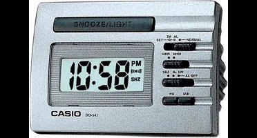 Casio Digitale Wekker Zilver met LED Light DQ-541D-8