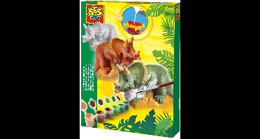 SES Gips gieten Dino Triceratops
