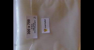 Marmelot Vacuumzakken Mikro Structuur 30X70cm 100stuks voor alle Merken Vacuum Sealers