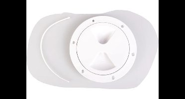 INSPECTIELUIK WIT 10,16 CM