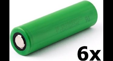 6x Flat Top - Sony Konion US18650VTC5 2600mAh 30A 18650