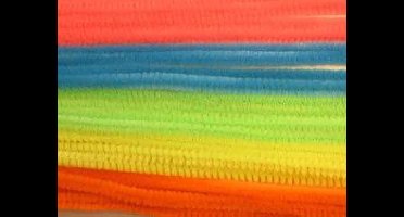 Chenille Set, Neon, 6mm x 30cm