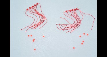 25x Stuitje op "buisje" Small - stuitjes - stopper - dobber - schuifdobber - vissen - hengelsport