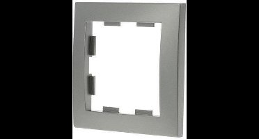 Exin Eco Inbouw Afdekplaat - 1-voudig - RVS