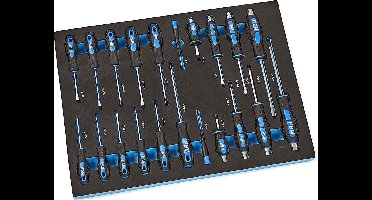 21 Delige Schroevendraaierset Foam inlay voor Gereedschapswagen