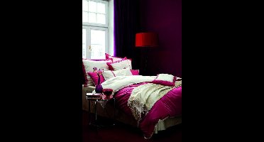 Escada Solid Dekbedovertrek - Rood 140 x 220 cm