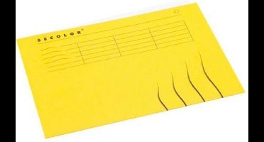 Secolor Dossieromslag A4 -pak 25 stuks - geel