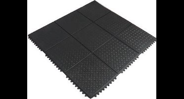 IVOL Fitnessmat 90 x 90 cm - Kliksysteem rubber