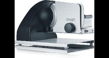 Graef SKS902EU snijmachine Electrisch Zwart, Roestvrijstaal Aluminium 185 W