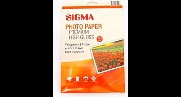SIGMA fotopapier Premium High Gloss Hoogglanzend 230g/m2 10x15cm 50st