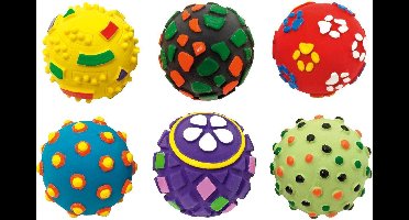 Flamingo Hondenspeelgoed Funny Bal - Multi -