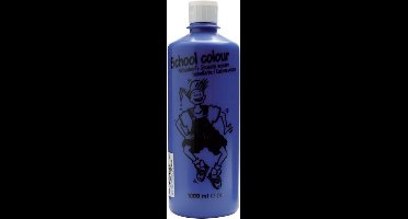 Talens Schoolverf Donkerblauw, 1 liter
