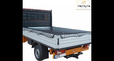 Aanhangwagennet, zwart, grof, 1.5 x 0.9 meter