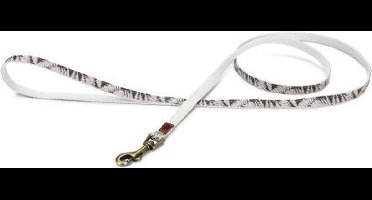 DBL - Nylon looplijn Oribo, beige 120 x 10 cm - designed by Lotte - hondenuitlaatriem nylon