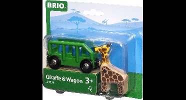 BRIO Wagon met giraffe - Trein speelgoed - 33724