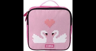 Zebra Trends Zwaan kinderrugzak pink