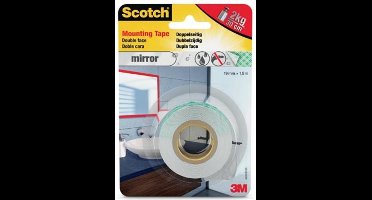 3M Scotch 40031915 Montagetape Wit (l x b) 1.5 m x 19 mm 1 stuk(s)