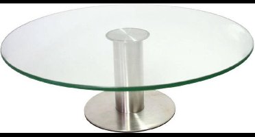 Taartplateau glas Ø30cm - taartserveerschaal - taart - serveerschaal