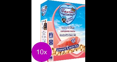 Renske Honden Natvoer Zalm Graanvrij - Hondenvoer - 10 x 395 gr