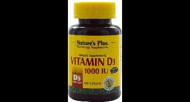 Vitamin D3, 1000 IU (180 Softgels) - Nature's Plus