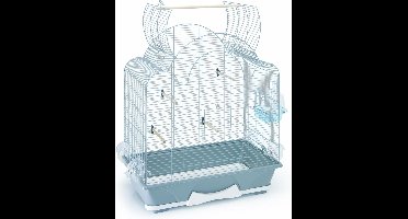 Savic Vogelkooi Melodie 50 Open - Grijs/Wit - 64 x 38 x 73.5 cm