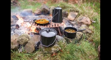 Pannenset Kampvuur - 4 Delig - Outdoor - Metaal