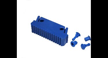 Solide Trapvoeten trapdoppen voor- en achterzijde 100 mm per 2stuks