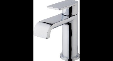 Wiesbaden Lima Wastafelkraan - Met clickwaste - Chroom