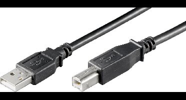 Wentronic - USB 2.0 A Male naar USB 2.0 B Male - 5 m