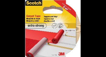 Scotch® tapijttape, 42020750, Extra Sterk, 50 mm x 7 m, 1 rol