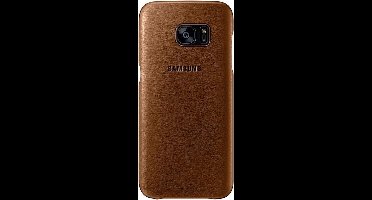 Samsung Lederen Cover voor Samsung Galaxy S7 Edge - Goud leder